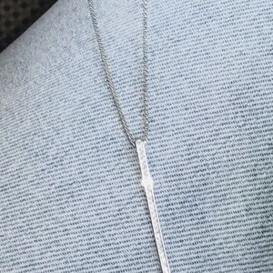 10 k white gold diamond necklace